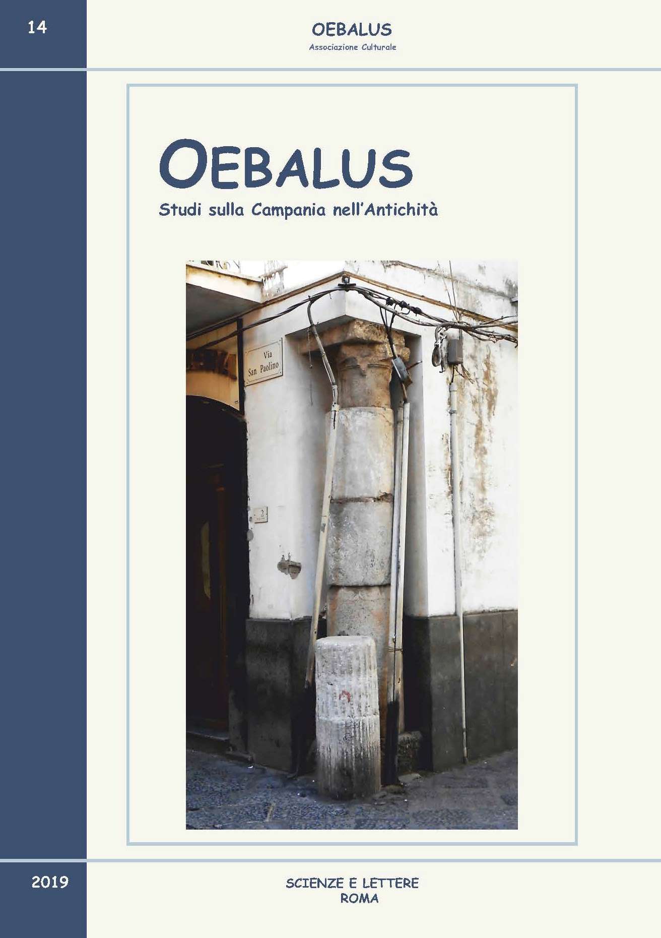 14. Oebalus. Studi sulla Campania nell'Antichità 14/2019 Oebalus. Studi sulla Campania nell'Antichità