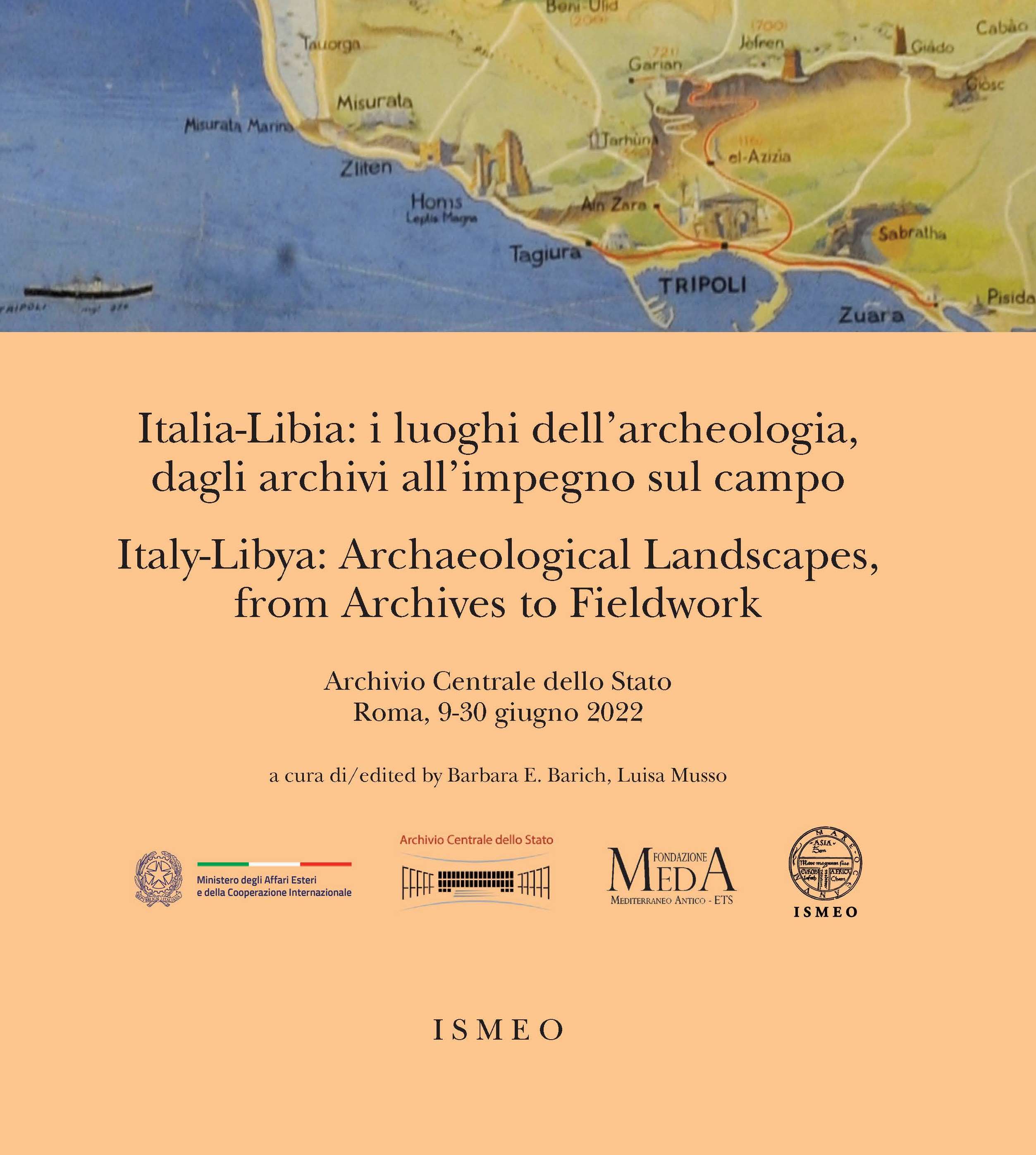 Italia-Libia: i luoghi dell'archeologia, dagli archivi all'mpegno sul campo<br/>
Italy-Libya: Archaeological Landscapes,
from Archives to Fieldwork - Il Novissimo Ramusio 37