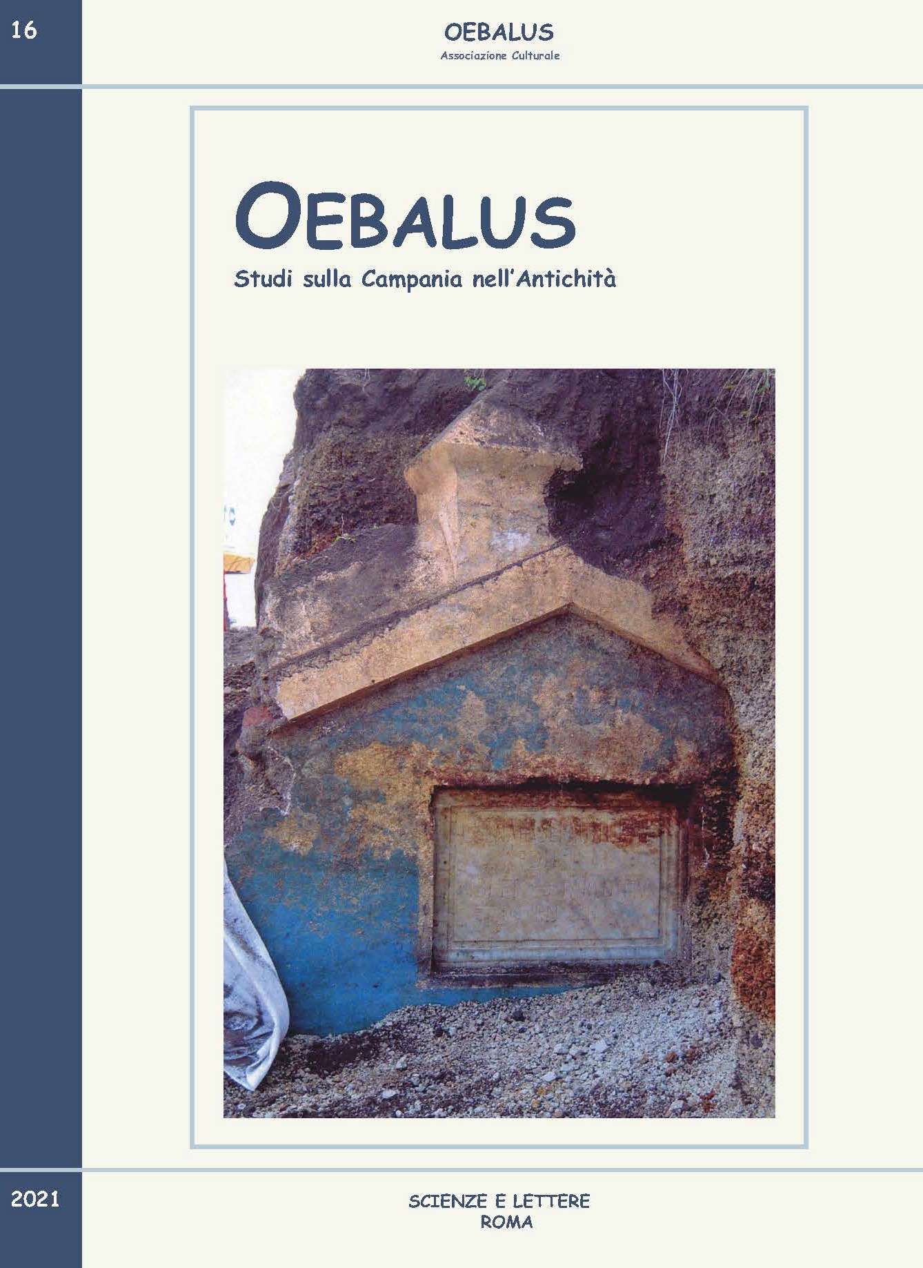16. Oebalus. Studi sulla Campania nell'Antichità 16/2021 